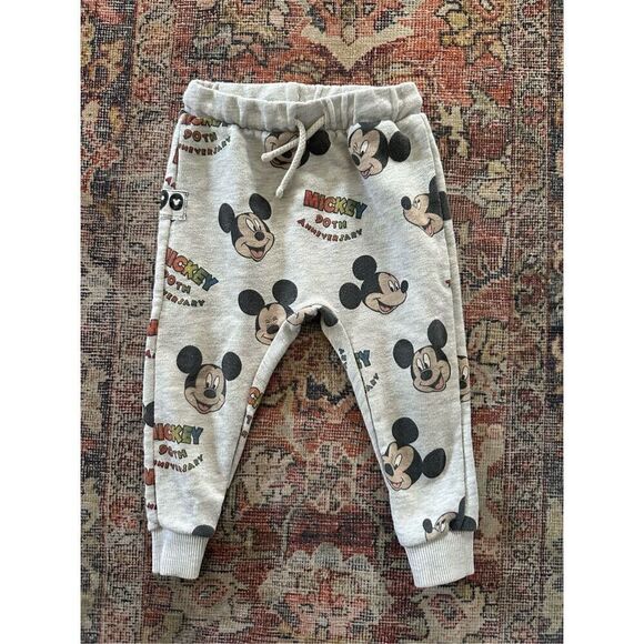 ZARA 18-24 Months Disney Mickey Mouse Jogger Sweat Pants - Picture 1 of 4